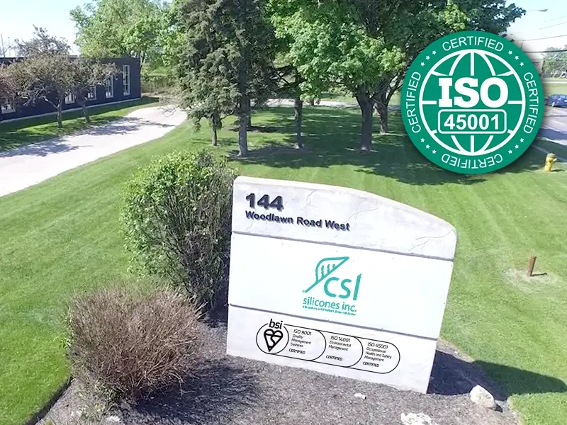 CSL Silicones Inc. Achieves ISO 45001 Certification for Guelph Facility